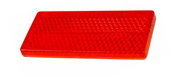 Reflex röd självhäftande  70x32x5 mm