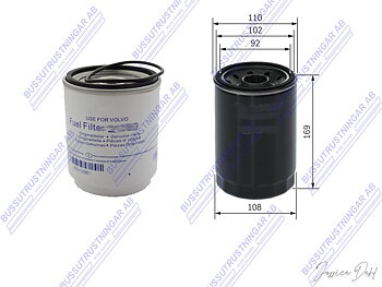 Bränslefilter Volvo Kit