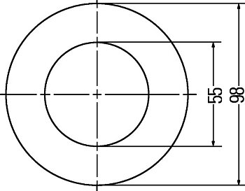 Röd Reflexring Hella