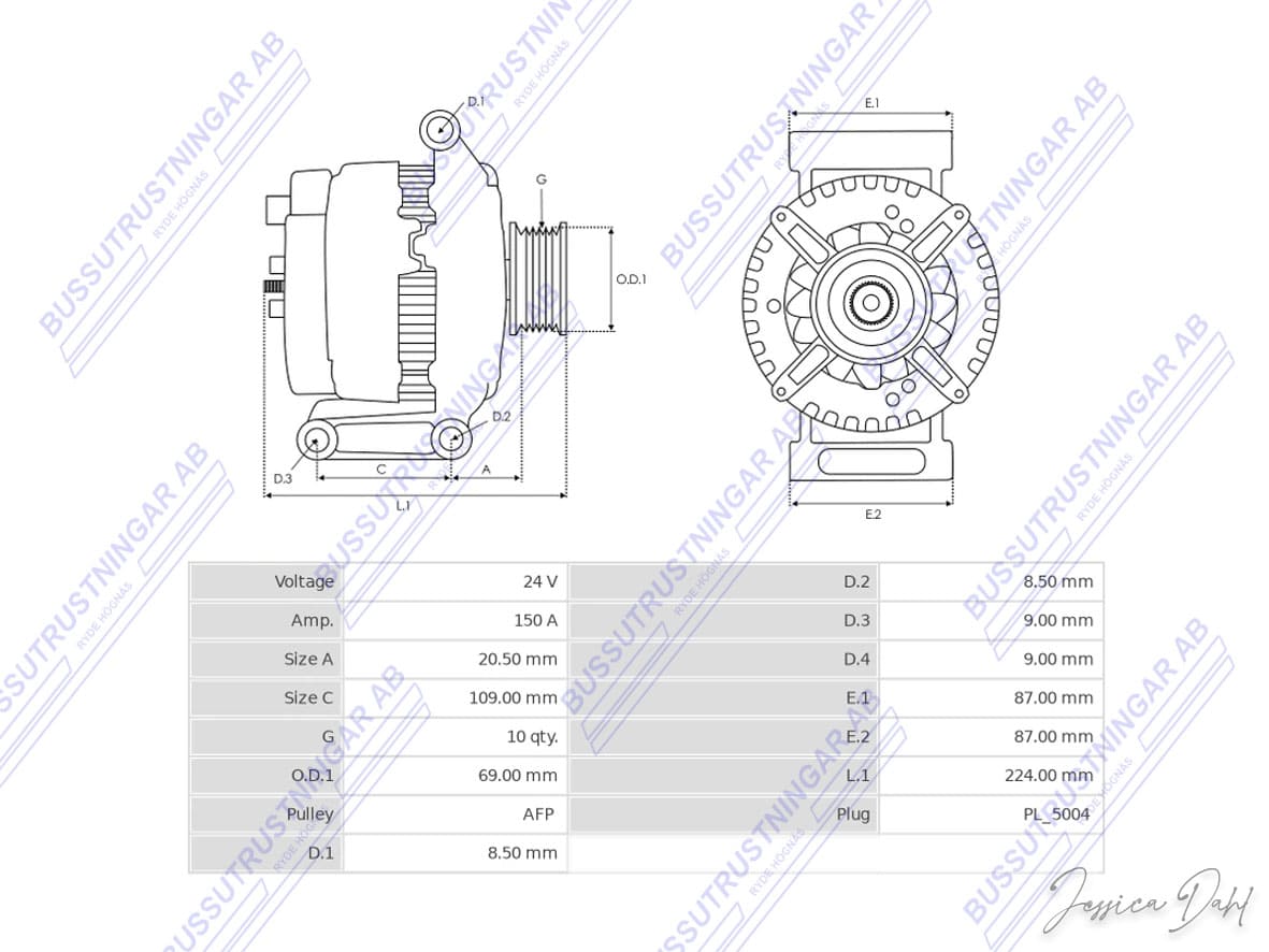 Generator Scania 150 A - 3