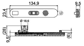 Sidomarkering 24V LED
