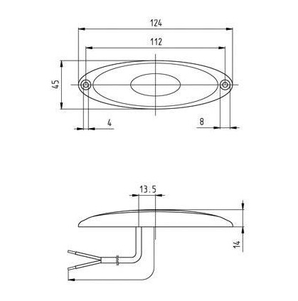 Sidomarkering LED Jokon 24V - 3