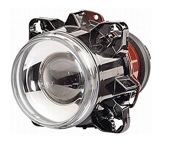 Huvudstrålkastare halvljus