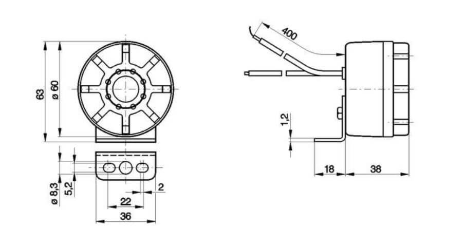 Backvarnare Universal 12-24 Volt - 4