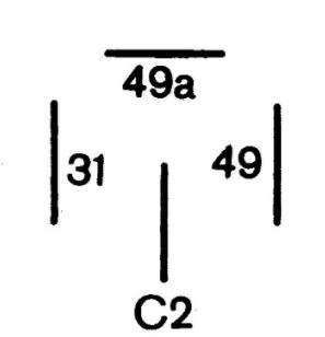 Blinkrelä 12 Volt 4-ansl(C2) 2+1x2 - 3