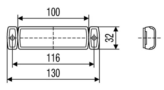 Sidomarkering Hella LED - 2