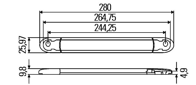 Extra bromsljus LED - 2