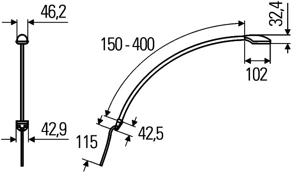 Läslampa 9-31V LED - 3