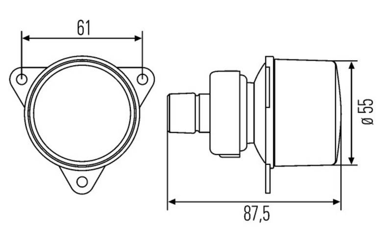 Blinklykta rund  - 4