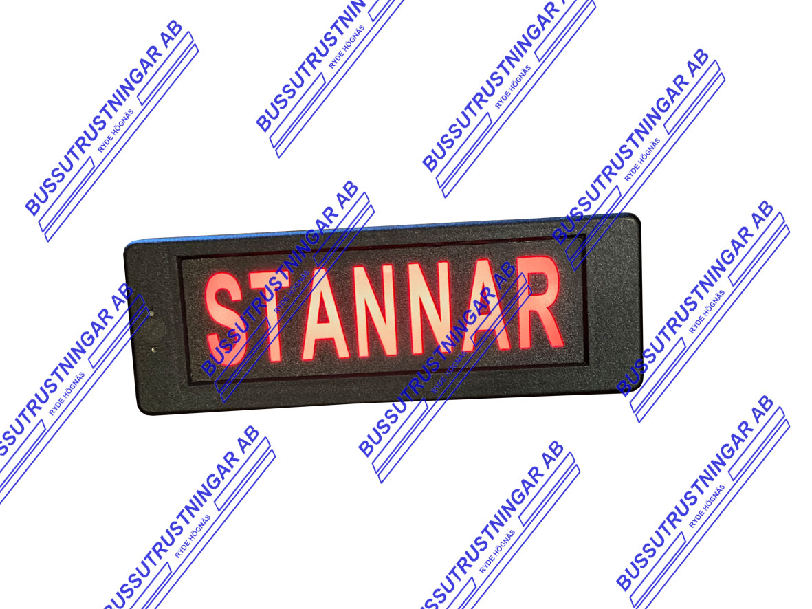 Stannarskylt 24 V