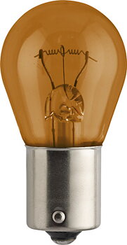 Glödlampa gul  BAU15s 21W 24 volt