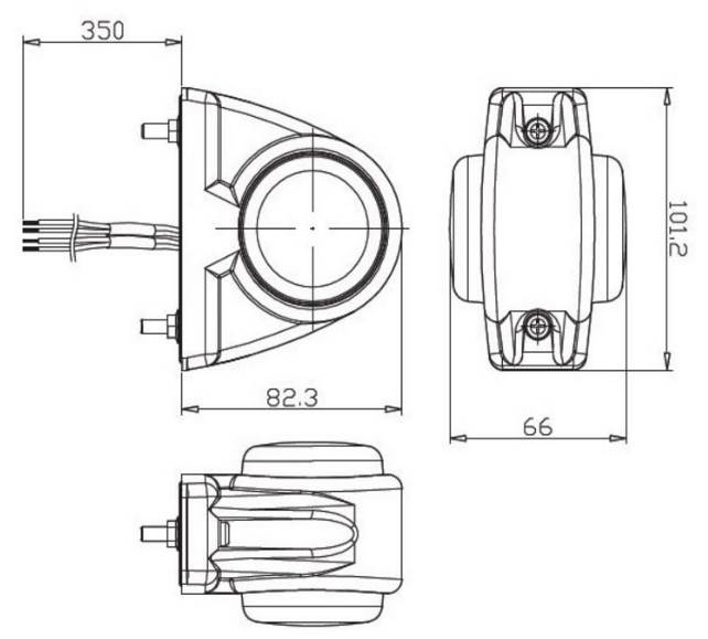 Breddmarkering gummiarm LED - 2