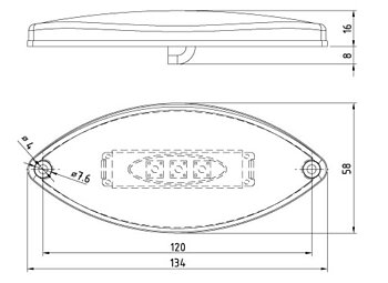 Sidomarkering Arcol 311