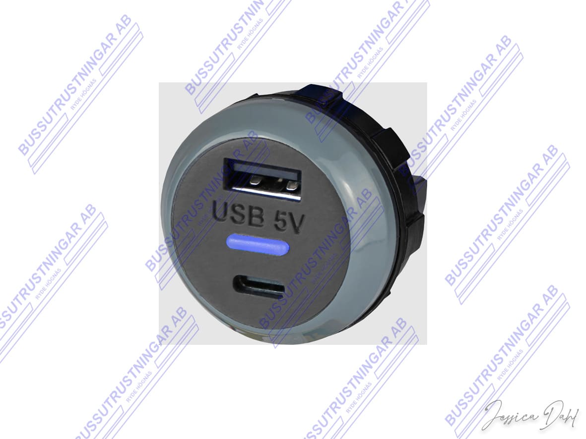USB-uttag A + C