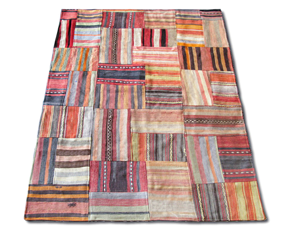 Patchwork Matta Kelim 140 x 200 cm