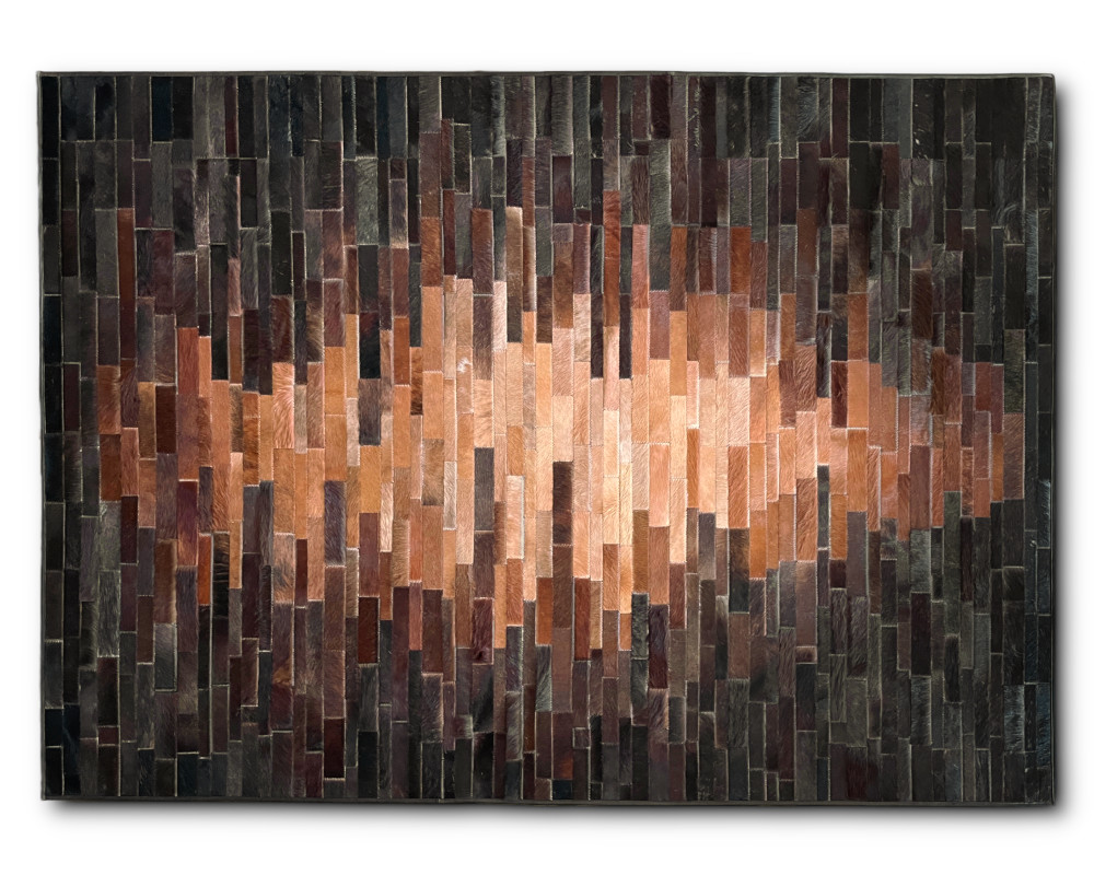 Lädermatta Patchwork 170 x 240 cm
