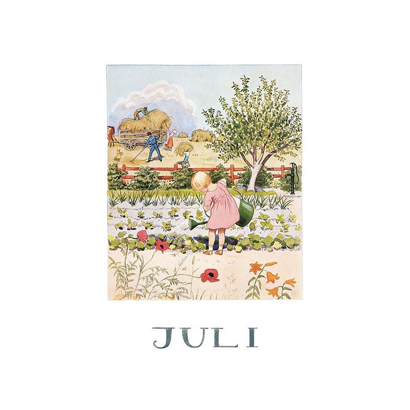Vykort Månadsbilder Elsa Beskow       Välj månad - 4