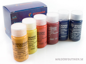 Stockmar Akvarellfärger 20ml 6pack