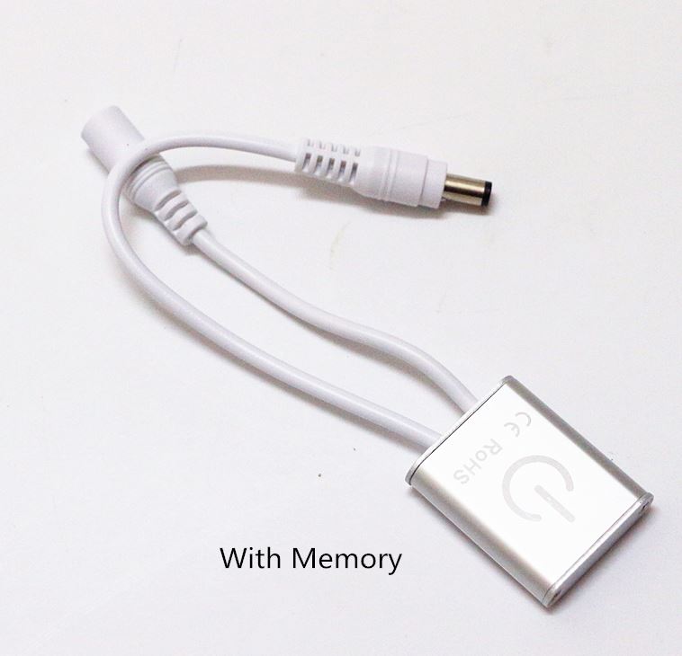 Touch-dimmer 12-24 Volt Plug & Play, med minnesfunktion. - 2