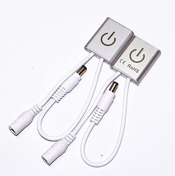Touch-dimmer 12-24 Volt Plug & Play, med minnesfunktion.