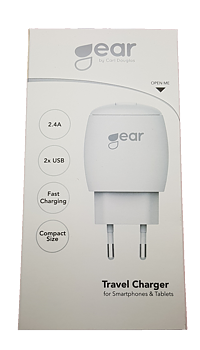 GEAR  2.4A 2 x USB