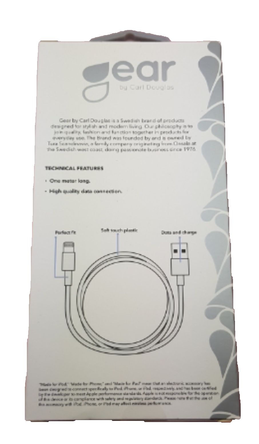 GEAR  Lightning kabel 1m. - 2