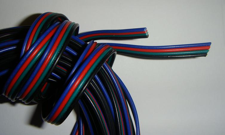 Kabel RGB 12V DC