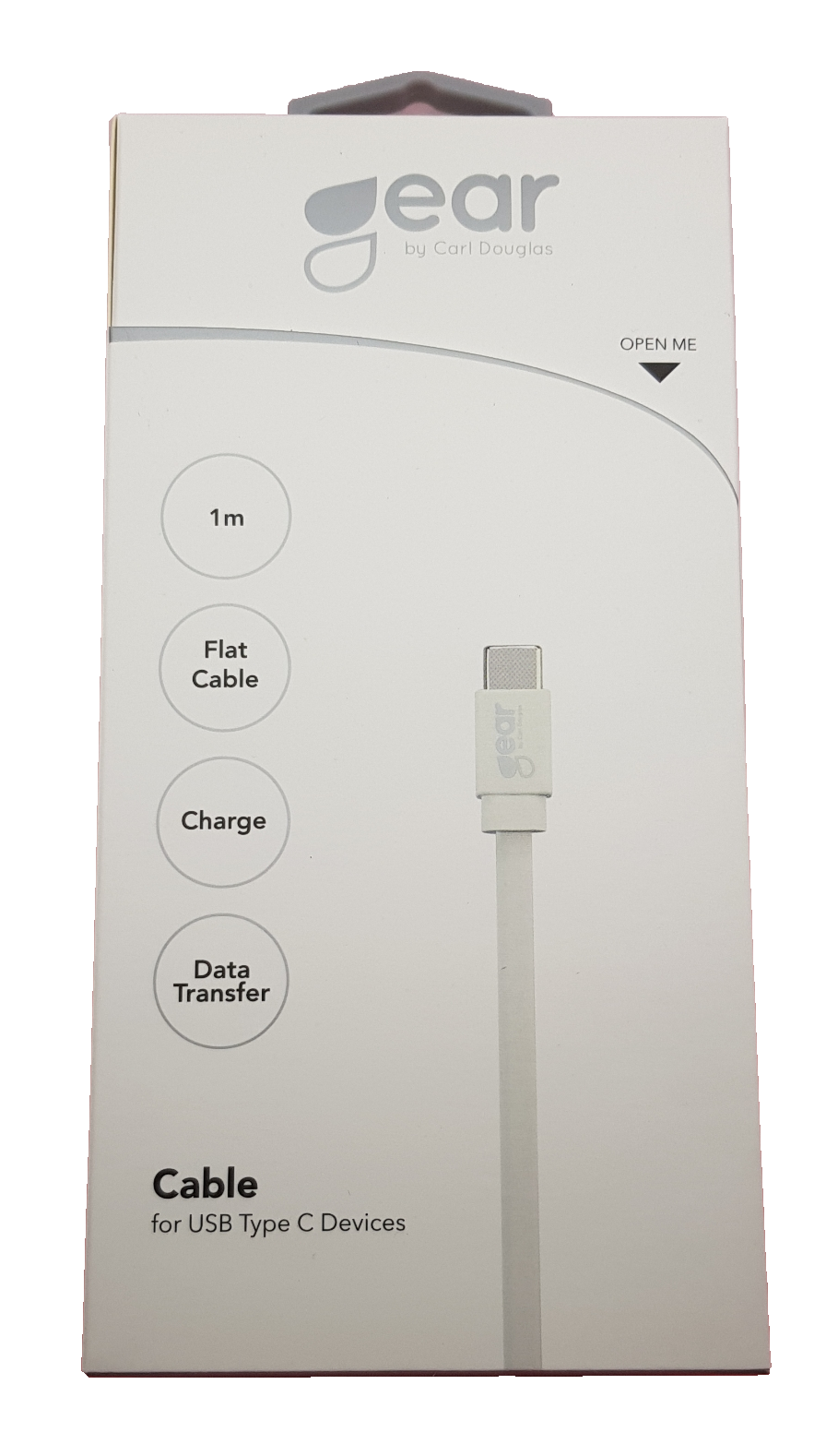 GEAR  USB-C kabel 1m.