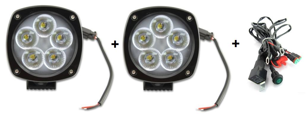 2x50W Spot beam CREE