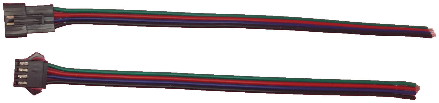 Anslutningskabel RGB, komplett hona och hane. - 2