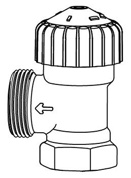 TA, Termostatventil TRV-2