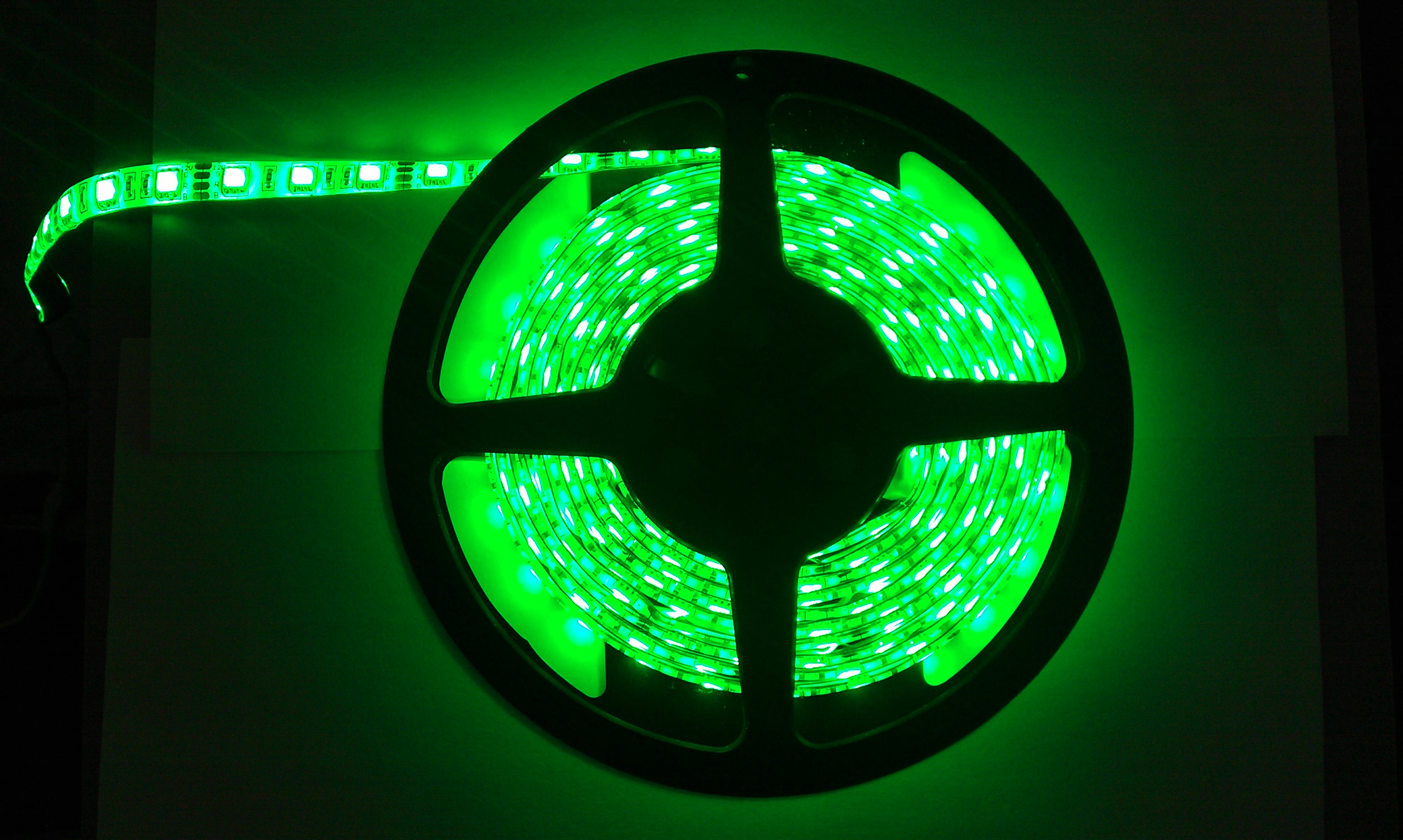 LED List/strip 3528 Grön, IP65