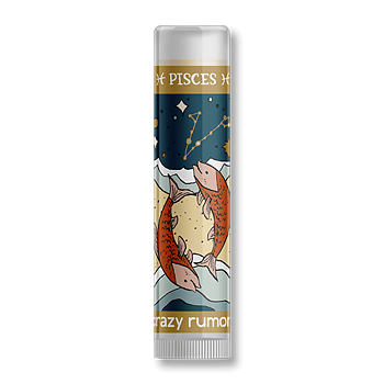 Lipbalm med Stjärntecken FISKARNA Crazy Rumors