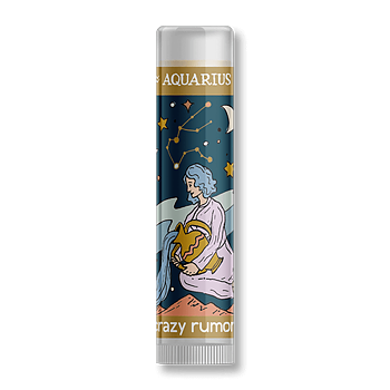 Lipbalm med Stjärntecken VATTUMANNEN Crazy Rumors