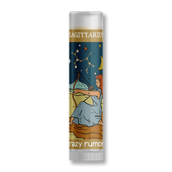 Lipbalm med Stjärntecken SKYTTEN Crazy Rumors