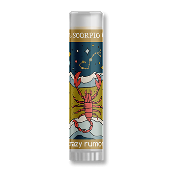 Lipbalm med Stjärntecken SKORPIONEN Crazy Rumors