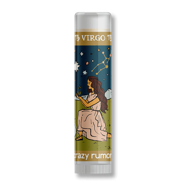 Lipbalm med Stjärntecken JUNGFRUN Crazy Rumors