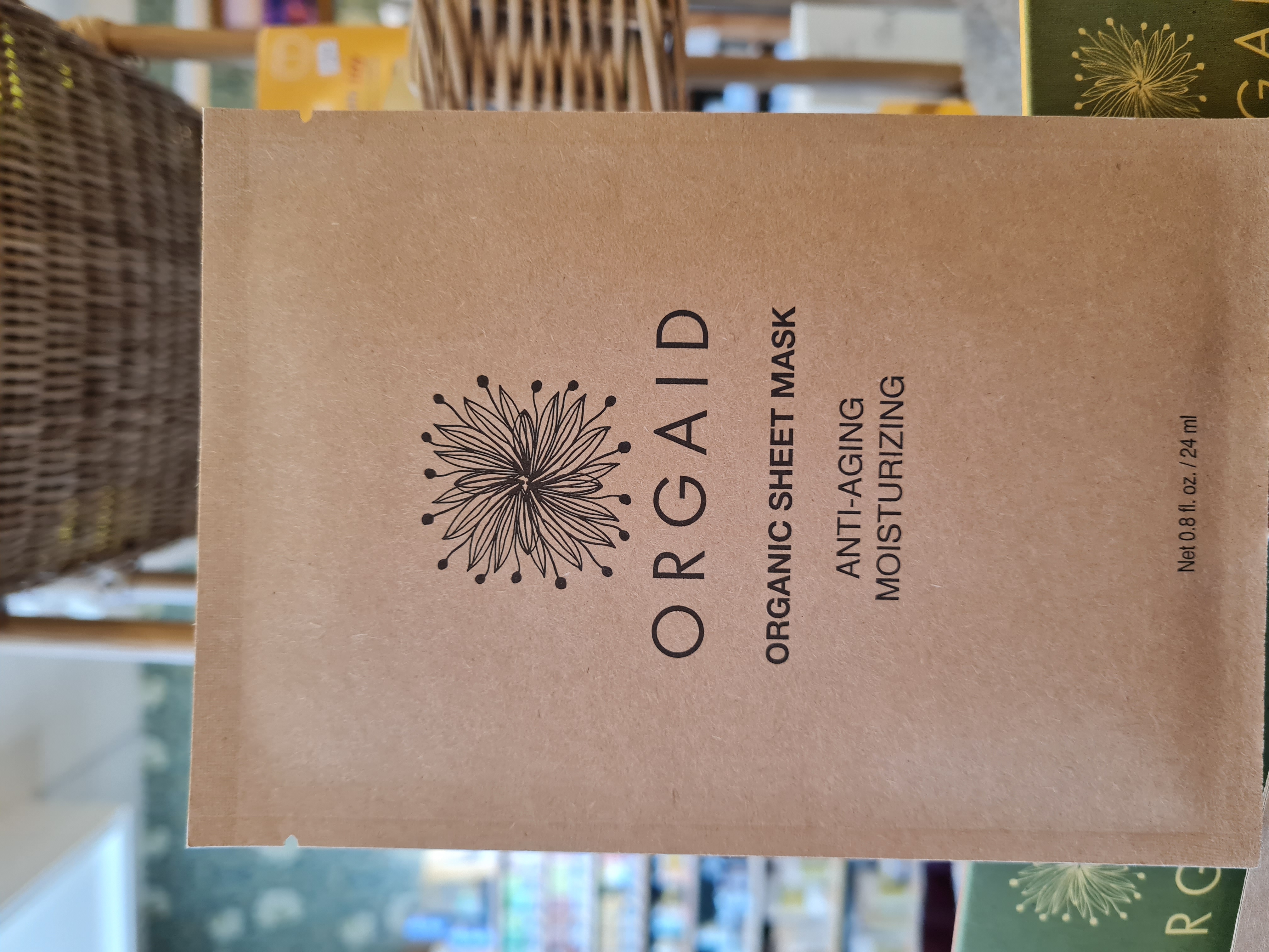 Anti-Aging Ansiktsmask  1 singelark Orgaid 