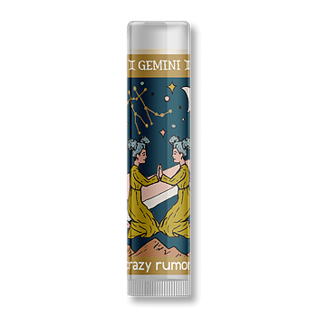 Lipbalm med Stjärntecken TVILLINGARNA Crazy Rumors