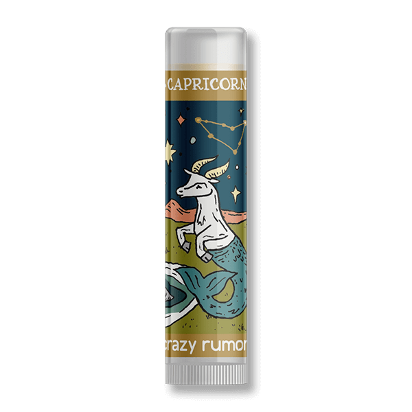 Lipbalm med Stjärntecken STENBOCKEN Crazy Rumors
