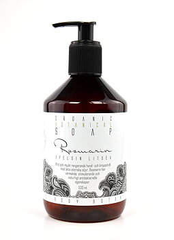 Rosmarin, Apelsin & Litsea Flytande Tvål 500ml Kaliflower Organics