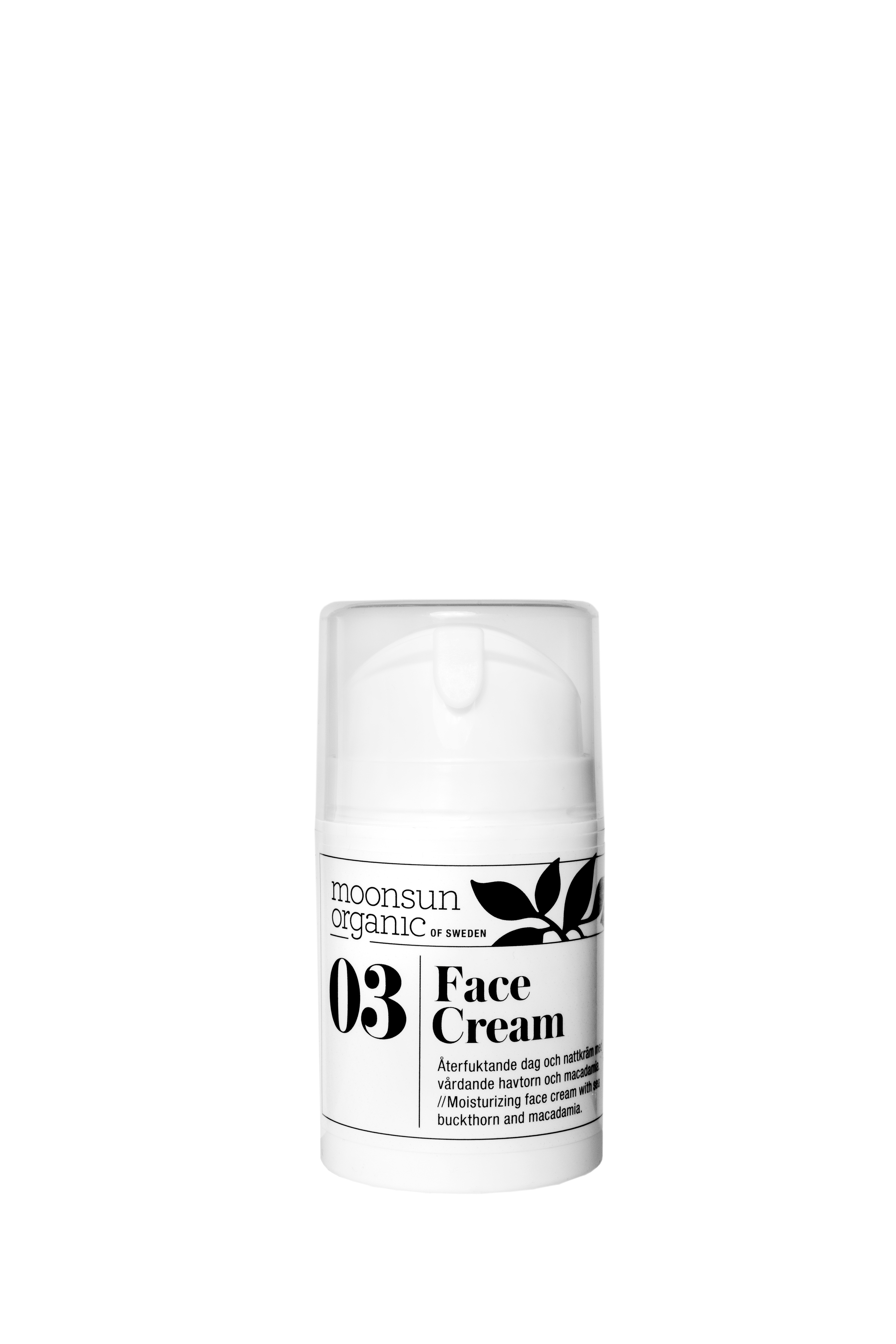 Face cream 50 ml Moonsun Organic of Sweden 