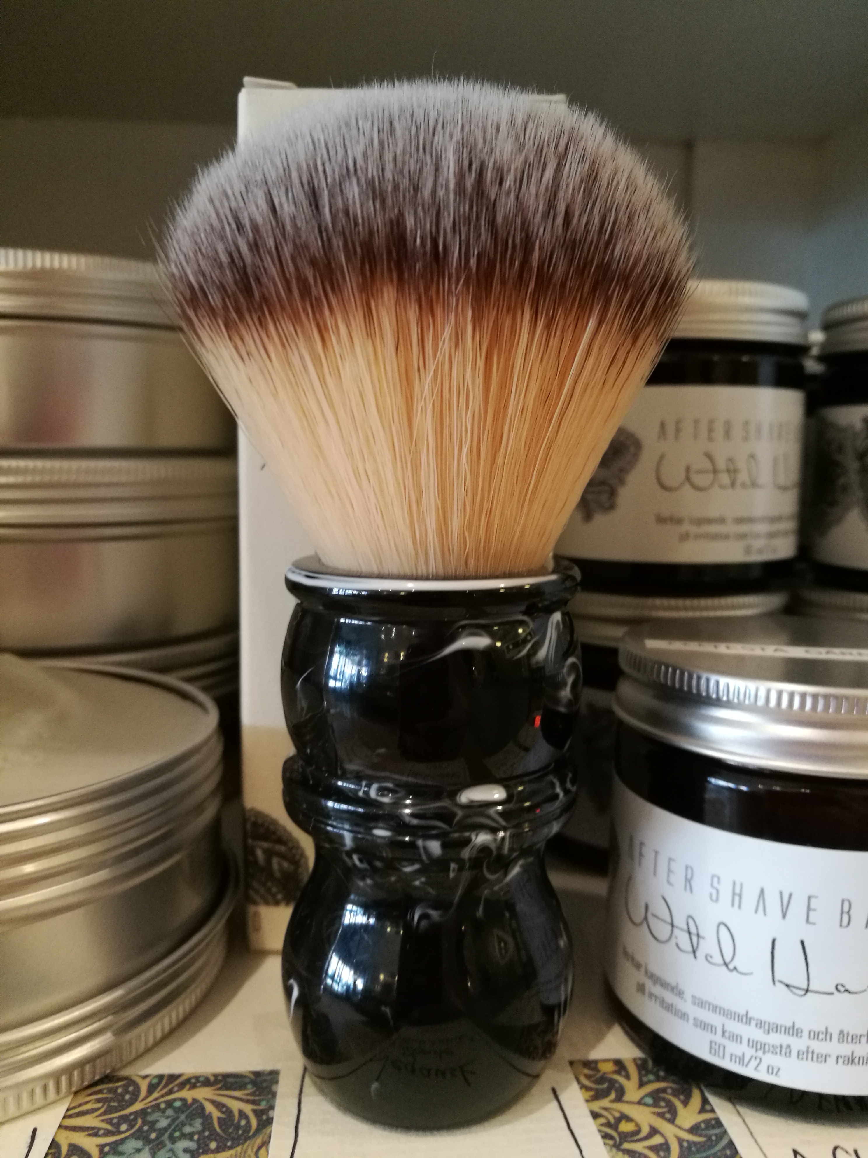 Rakborste Black & White Vegansk Kaliflower Organics