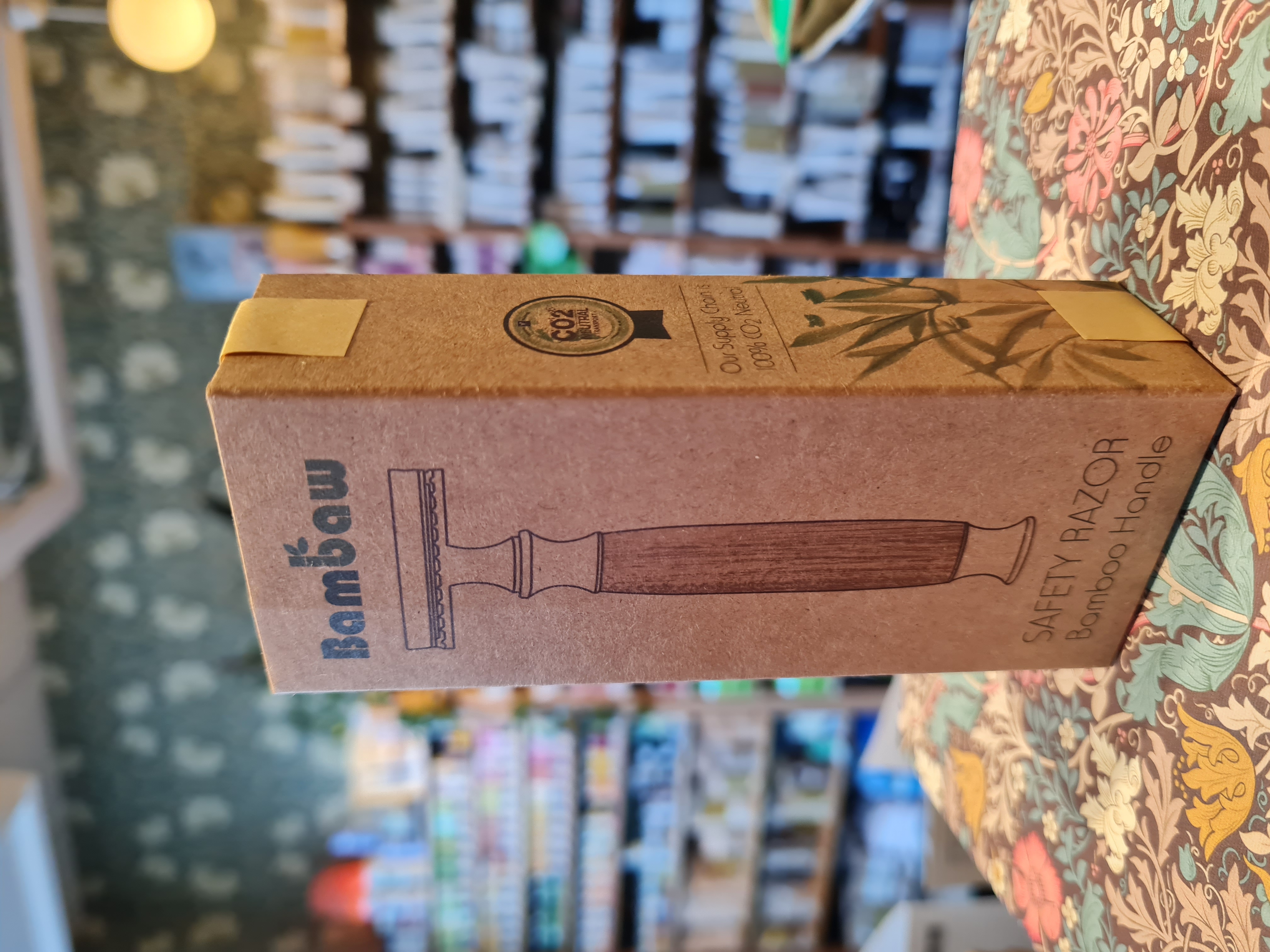 Rakhyvel - bambu & rostfritt stål 