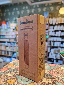 Rakhyvel - bambu & rostfritt stål 