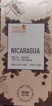 Chokladkaka  75% kakao Nicaragua 90g Vintage Plantations