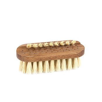 Nagelborste Lovisa i oljad ek/vit fiber