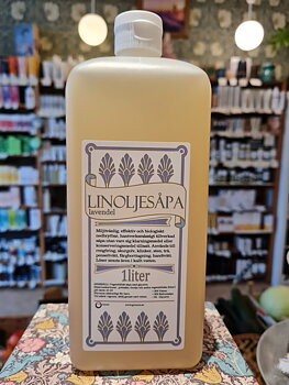 Linoljesåpa lavendel 1 liter Grunne