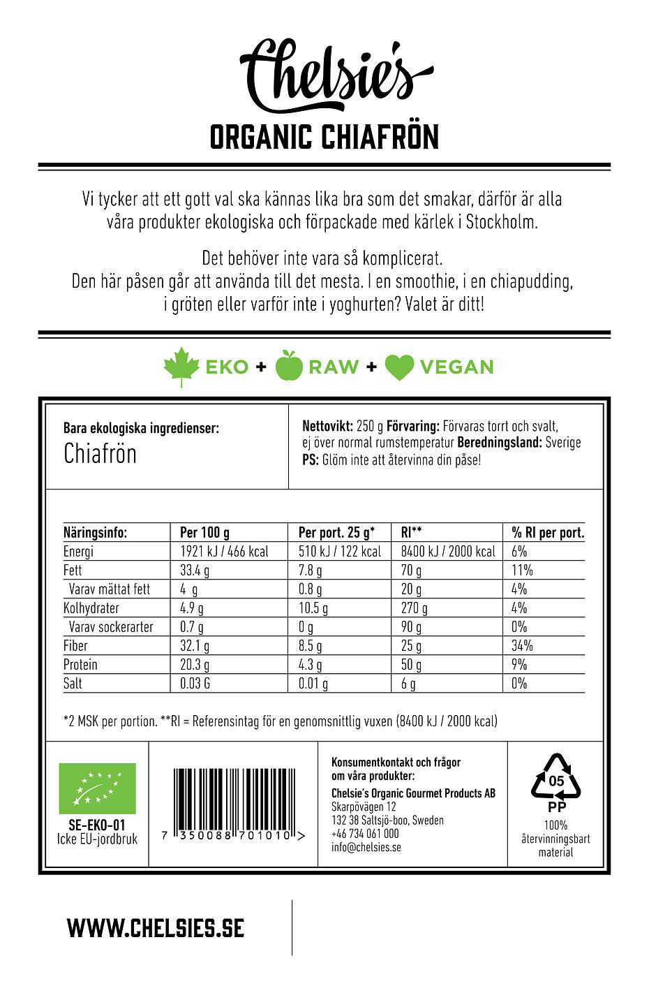 Chiafrön 250g, Chelsies - 2