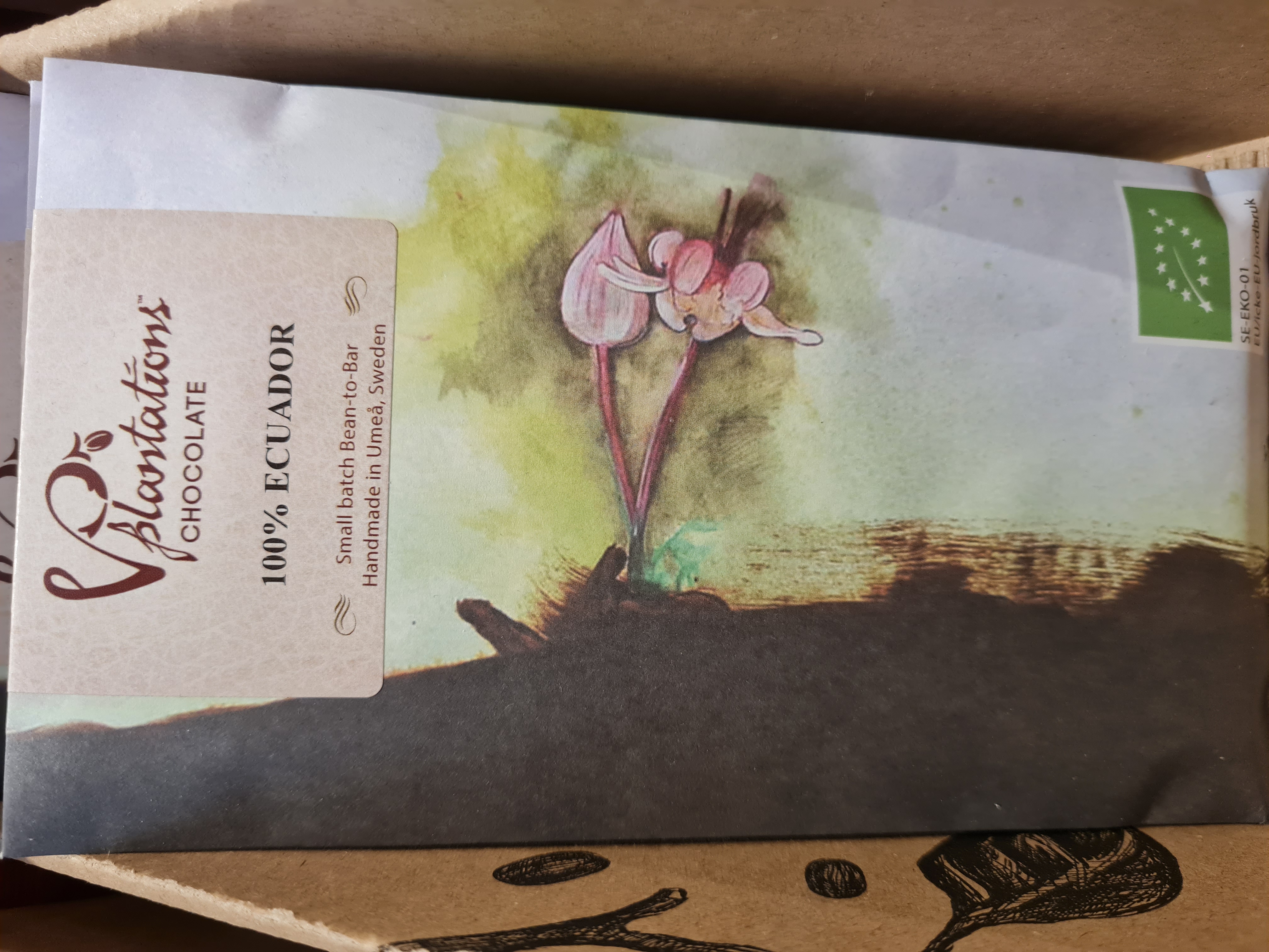 100% choklad Ecuador, Vintage Plantations